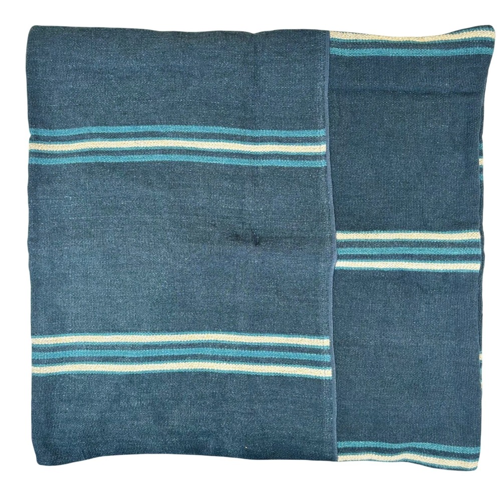 Ralph Lauren Mathers 22x22 Throw Pillow COVER ONLY Navy Linen Coastal Preppy NEW - Picture 3 of 5